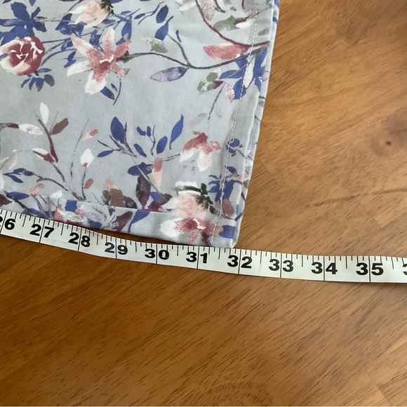 NWT Gloria Vanderbilt Floral Jeans Size 8 Long - Picture 4 of 5